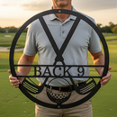 Custom Metal Wall Art - Personalized Golf Club Monogram Sign