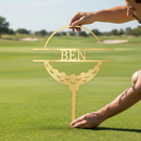 Custom Metal Wall Art - Personalized Golf Name Sign