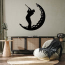 Golf Ball Metal Wall Art – Sports Golf Lover Home & Office Decor