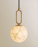 Gong Alabaster Pendant Light