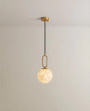 Gong Alabaster Pendant Light