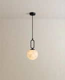 Gong Alabaster Pendant Light