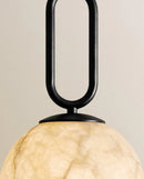 Gong Alabaster Pendant Light