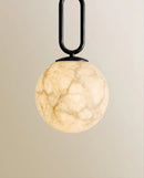 Gong Alabaster Pendant Light