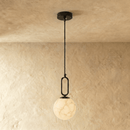 Gong Alabaster Pendant Light