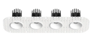 Goodlite Aster 1" Multi Head Trimless Kits
