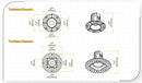 Goodlite Changeable Trim for Aster 1" 5/7/15W Regress Luminaire Selectable CCT