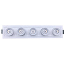 Goodlite Dipper G21055 2" 15W 5 Head Retractable Downlight Selectable CCT