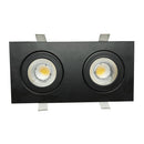 Goodlite Flarion G-01122 3.5" 20W LED 2 Head Rotating Gimbal Selectable CCT