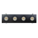 Goodlite Flarion G-01124 3.5" 36W LED 4 Head Rotating Gimbal Selectable CCT