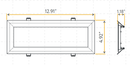 Goodlite G-11141 12" 20W Linear Recessed Light Selectable CCT