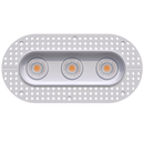 Goodlite G-23323 3" 23W 3 Head Oval Trimless Gimbal Selectable CCT