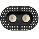 Goodlite G-23372 3.5" 28W 2 Head Oval Trimless Gimbal Selectable CCT