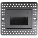 Goodlite G-48533 3W Trimless Horizontal Black LED Step Light Selectable CCT