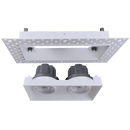 Goodlite G-95624 3.5″ 28W 2 Head Gimbal Trimless Spotlight Selectable CCT