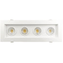 Goodlite G-97128 3.5″ 52W 4 Head Gimbal Spotlight Selectable CCT