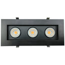 Goodlite Saturn G-99123 4″ 84W 3 Head LED Gimbal Selectable CCT/Wattage Black