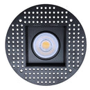 Goodlite Saturn G-99321 4″ 28W Trimless LED Gimbal Selectable CCT/Wattage Black