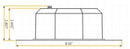 Goodlite Silent G-11120 1" 15W LED  Trimless Module Selectable CCT