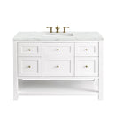 James Martin Breckenridge 48" Single Bathroom Vanity, Bright White