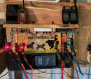 GPS dog collar charging station (Engraved wood sign)
