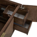 James Martin Marcello 48" Floating Single Bathroom Vanity, Chestnut