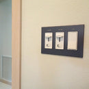 CleanPlate Wall Plate in Designer Grey for Rocker Switches