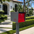 UptownBox-2.0 in TEXTURED GRAY METALLIC - Modern Mailbox