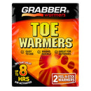 Grabber Toe Warmers - Long Lasting Safe Natural Odorless Air Activated Warmers - Up to 8 Hours of Heat - 40 Pair Box