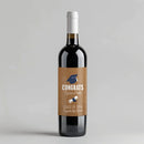 Grad Cap Graduation Wine Label