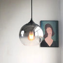 Gradient Glass Ball Chandelier