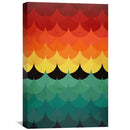 Gradient Waves 4 Canvas