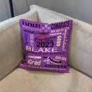 2023 Graduation Throw pillow , Senior pillow, Collage graduation pillow, High School graduation pillow