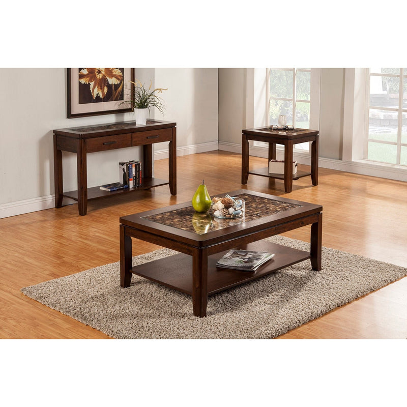 Granada Sofa Table, Brown Merlot