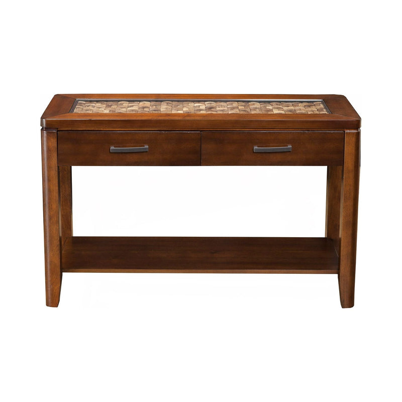 Granada Sofa Table, Brown Merlot