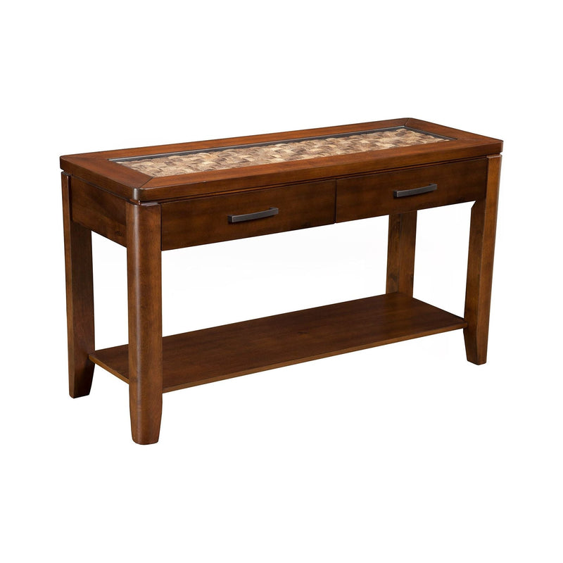 Granada Sofa Table, Brown Merlot