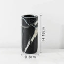 Grand antique black & white marble storage jar kitchen nut bowl