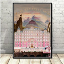 Grand budapest hotel minimalist wall art set living room decor