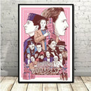 Grand budapest hotel minimalist wall art set living room decor