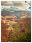 Grand Canyon Print Metal Wall Art – Arizona Natural Wonder Scenic Wall Decor