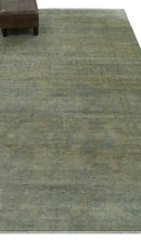 Gray And Beige Traditional Oushak Design 5.8x8.6 Hand Knotted Wool Area Rug