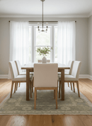 Gray And Beige Traditional Oushak Design Hand Knotted 5.6x8.6 wool area rug