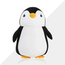 Gray and black penguin cute plush animal neck pillow bedroom travel
