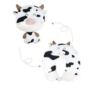 Gray and black penguin cute plush animal neck pillow bedroom travel