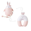Gray and black penguin cute plush animal neck pillow bedroom travel