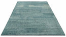 Gray, Beige and Silver contemporary Hand knotted 9x12 wool Area Rug