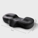 Gray butterfly memory foam cervical support pillow bedroom orthopaedic