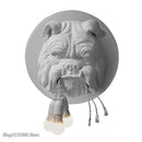 DecorBites™ Bulldog Resin Wall Lamp: Nordic Animal LED Wall Sconce for Living Room, Bedroom, Study