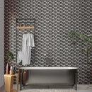 Gray Foussana, Bianco Dolomiti Textured 3d Hexagon Limestone Mosaics 10 3/8x12