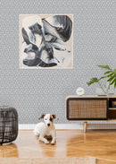 Gray Geometric Pattern Wallpaper